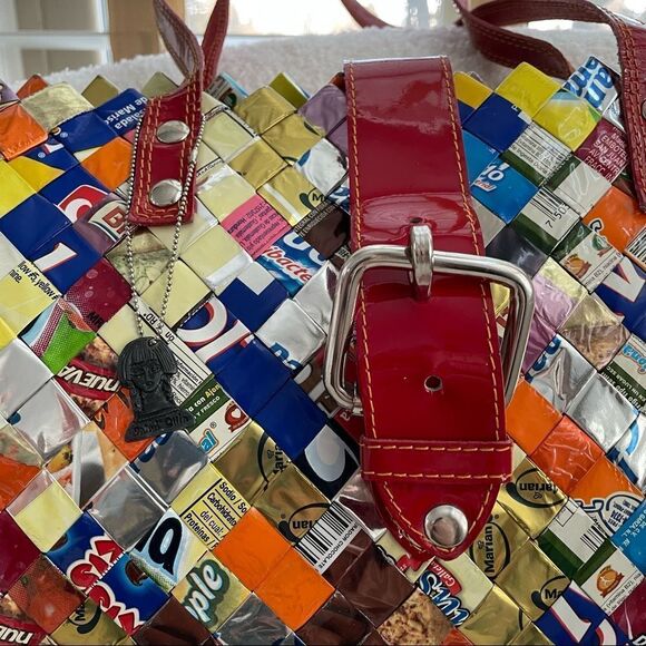 Nahui Ollin Candy Wrapper Bag Purse - Picture 3 of 14